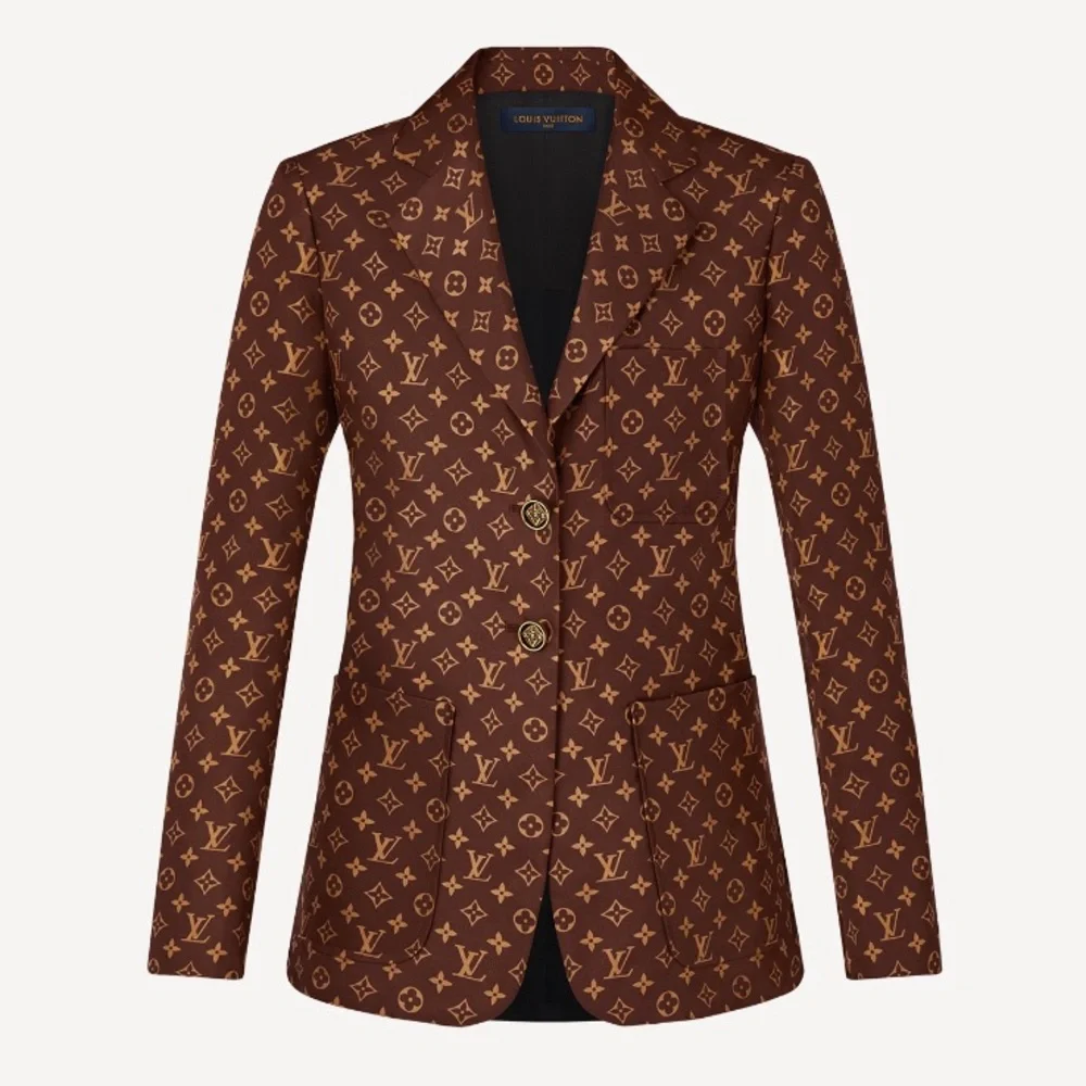 Louis Vuitton | Jackets & Coats | Louis Vuitton Monogram Silk